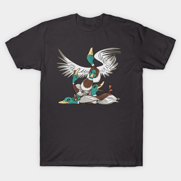 Pile of Ducks or ENTENSTAPEL T-Shirt by ShaShaRabi